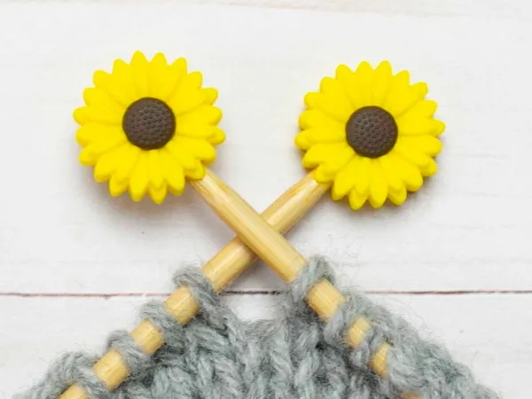 Stitch Stoppers Sunflower from Fox & Pine Stitches 2/package